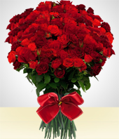 Día de la Madre - Bouquet de Lujo: 200 Rosas